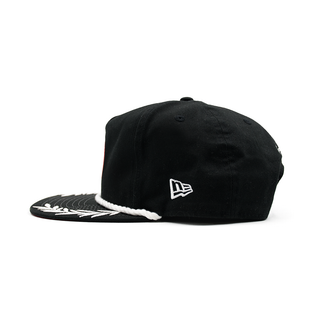 Gorra Golfer negra vista perfil izquierdo