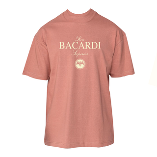 Playera Ladrillo Unisex "Vintage - Cócteles" Bacardí