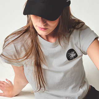 Crop top gris "La Palma" Bacardí