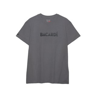 Playera gris unisex "Logo" Bacardí"