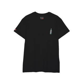 Playera negra unisex "Carta Blanca" Bacardí