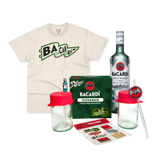 Combo Playera Beige unisex "Mi Bandera" Bacardí 26