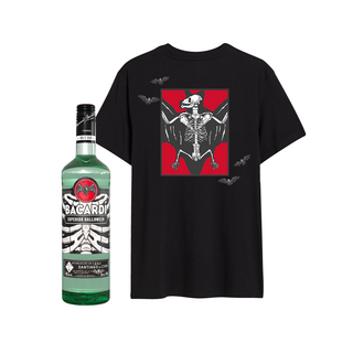 Playera del Kit Especial Halloween Bacardi 2025