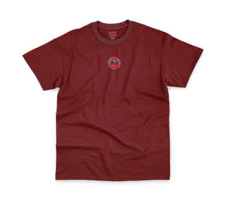 Playera Vino unisex "Timbre Bat Súper Zoom" 26