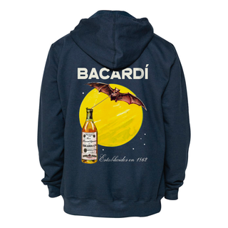 Sudadera Índigo Unisex "Vintage - Luna" Bacardí