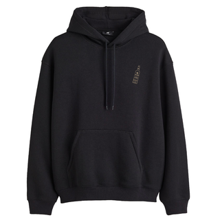 Sudadera negra unisex "Full Signature" Bacardí