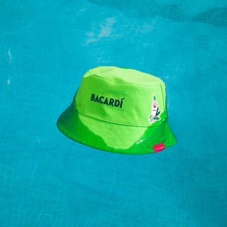 Bucket hat "Limón Verde" doble vista Bacardí