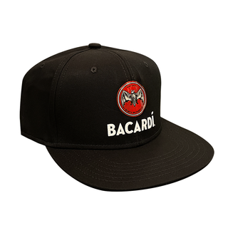 Gorra negra "Full Logo" Bacardí